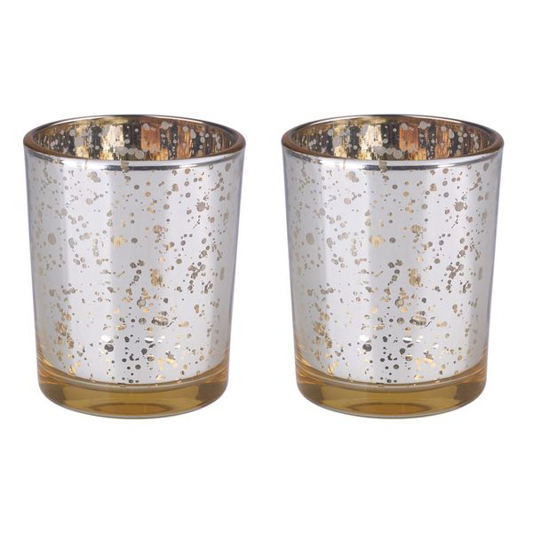 Porta Vela Decorado Vidro C2 Cv244273 Cazza