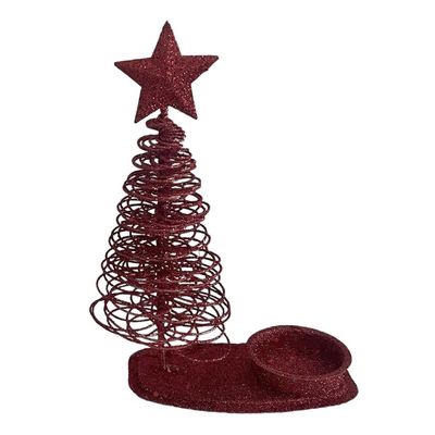 Porta vela Árvore Natal CV244560 Cazza