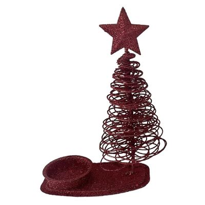 Porta vela Árvore Natal CV244560 Cazza