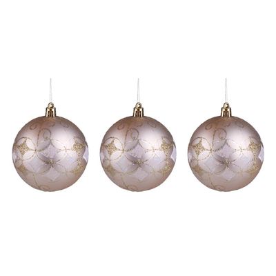 Tubo Bola Natal Relevo 8cm c6 CV244459 Cazza Dr