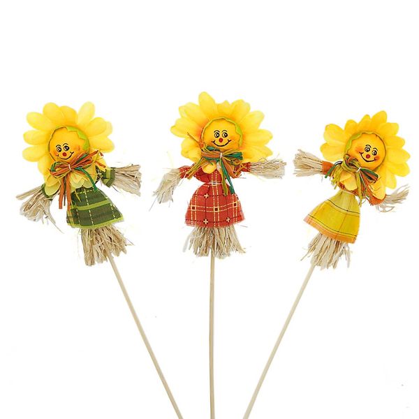 Espantalho Girassol 42cm Playfun- Item Sortido
