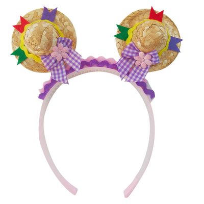 Tiara Junina Pompom Playfun - Item Sortido