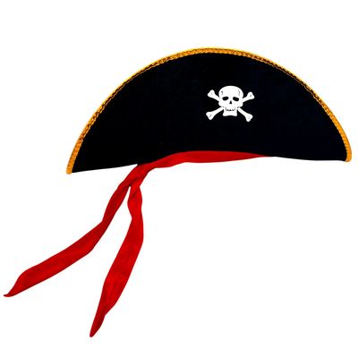 Chapéu Pirata Caveira Playfun CV255296