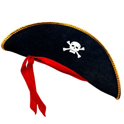 Chapéu Pirata Caveira Playfun CV255296