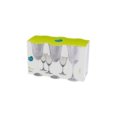 Jogo de Taças para Água Lírio 365ml 6 Peças Nadir
