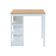 Bancada de Cozinha Gourmet Branco 3 Prateleiras em MDF 90x60x91cm Ditália