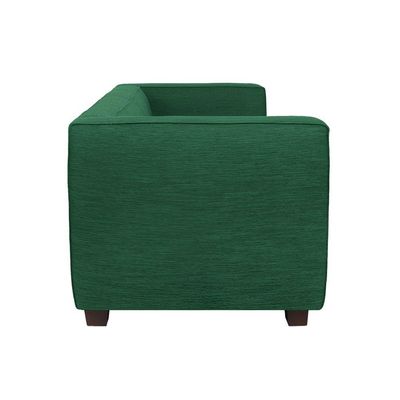 Sofá Namoradeira Amsterdam 1,40m Veludo Verde - Inova Decorações