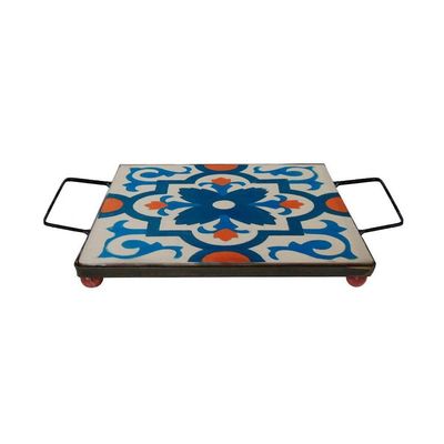 Descanso De Panela Apoio De Mesa Ladrilho Hidráulico P- Travessa Ladrilho A2
