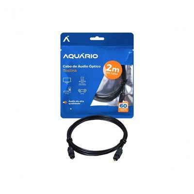 Cabo De Audio Optico Aquario Tsk20 Toslink - 2 Metros