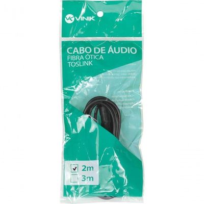 Cabo óptico De áudio Toslink 2 Metros Atc-2