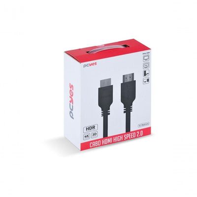 Cabo Hdmi 2.0 4k 30awg Puro Cobre 10 Metros - Phm20-10