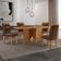 Mesa Evora 120 Mdf Canto Copo E Com 4 Cadeiras Carol Veludo Marrom Naturalle