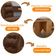 Mesa Evora 120 Mdf Canto Copo E Com 4 Cadeiras Carol Veludo Marrom Naturalle