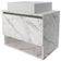 Gabinete De Banheiro 60 Cm 1 Porta Com Cuba Valente Mármore Branco