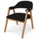 Kit 06 Cadeiras de Jantar e Estar Living Estofada Nadja L02 Bouclê Preto - Lyam Decor
