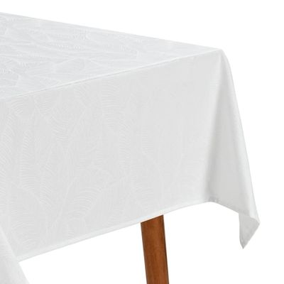 Toalha Mesa Quadrada Tilia 140x140cm Branco Karsten
