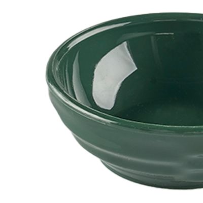 Molheira Oriental Redonda 100ml Verde em Policarbonato Molheira Oriental Redonda 100ml Verde em Policarbonato