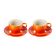 CONJUNTO LE CREUSET 2 CANECAS 200ML EXPRESSO C/ PIRES LARANJA 79019200900000