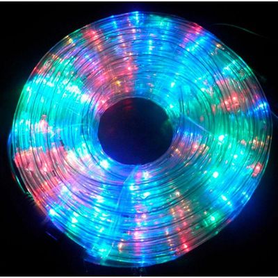 Mangueira Iluminada 162 Leds Pisca 110v 10m Tomada Decoração Natal Colorido