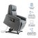 Poltrona Leito Elevatória e Reclinável Elevamed Dellamed com Controle Bivolt Preto / Bivolt
