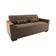 Sofá Cama 3 Lugares Reclinável Casal Premium 2,03 Larg Lavinia Matrix Veludo Capuccino
