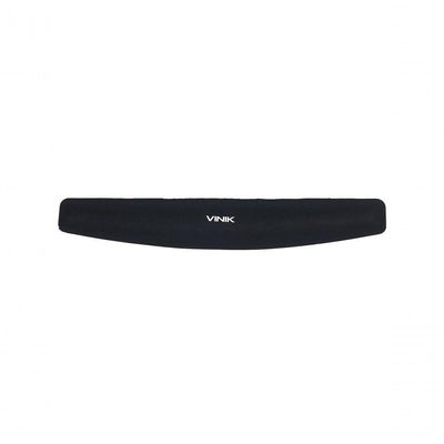 Apoio De Pulso Em Gel Com Acabamento Em Tecido Preto Para Teclado - Apg-10p