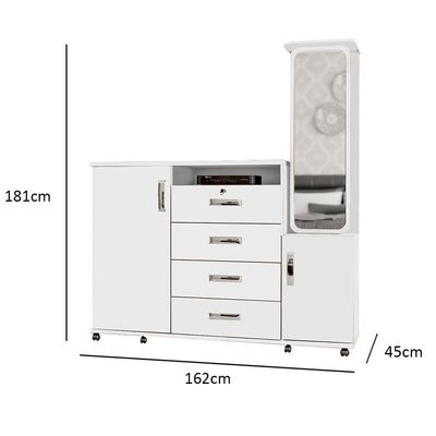 Cômoda Copacabana Branco - Lukaliam Móveis