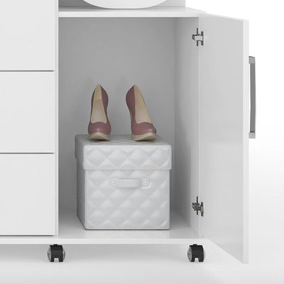 Cômoda Copacabana Branco - Lukaliam Móveis