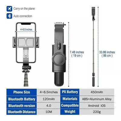 Gimbal Estabilizador Automático Para - Produção De Conteúdo