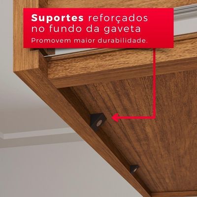 Guarda-roupa Casal 100% Mdf 8 Portas E 4 Gavetas Herrera Com Espelho - Tudo De Móveis Cinamomo