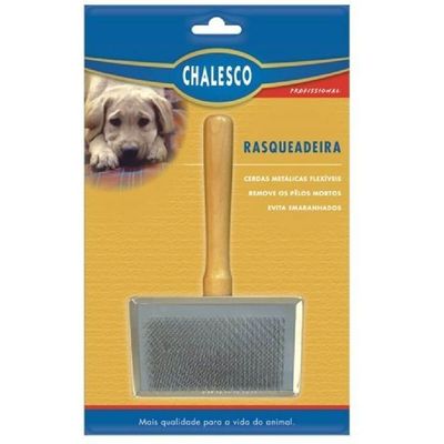 Rasqueadeira De Madeira Profissional Tamanho 4 Para Pets - 70188 - Chalesco