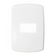 Placa 4x2 Modulo Com Suporte Branco - Dc-8100-37 - Dicompel