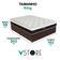 Cama Box Baú King Marrom E Colchão Dallas Molas Vstore