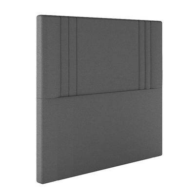 Cabeceira Estofada Queen 160 Cm Diamante Corino Preto
