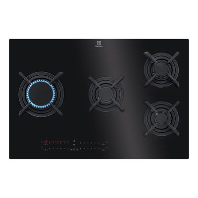 Cooktop 4 Bocas Gás Electrolux Expert Mesa de Vidro. Painel Touch e Timer Digital (KE4GF) 220V