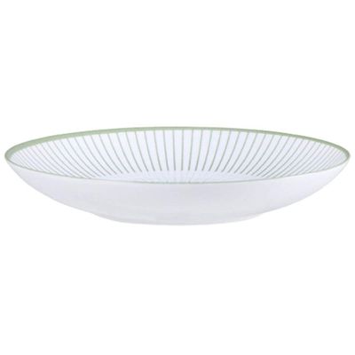 Prato Fundo Tramontina Lineare em Porcelana Decorada 21cm Cozinha Servir Mesa Posta Sopa Caldos