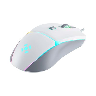 Mouse Gamer RGB Fortrek Crusader Branco - AC3086