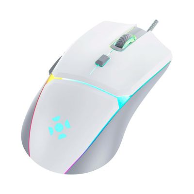Mouse Gamer RGB Fortrek Crusader Branco - AC3086