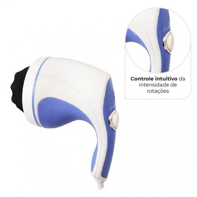 Massageador Corporal Orbital 3 em 1 Dellamed Azul e Branco / 110V