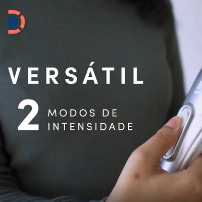 Massageador Corporal Hammer com 5 Discos Massageadores Dellamed Grafite / 110V