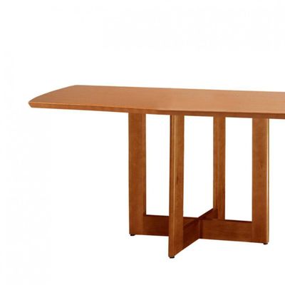 Mesa Para Sala De Jantar Patros 120cm Moderna Mobilia Cinamomo Imbuia