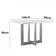 Mesa Para Sala De Jantar Patros 120cm Moderna Mobilia Cinamomo Imbuia