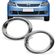 Aplique Cromado Moldura do Farol Auxiliar de Milha Volkswagen Gol G5 2008 à 2013 Par