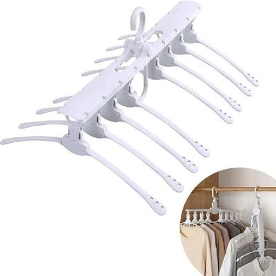 Cabide Organizador Magico 8 Em 1 Triplica Guarda Roupa Multiplica Espaco Giratorio Multifuncional
