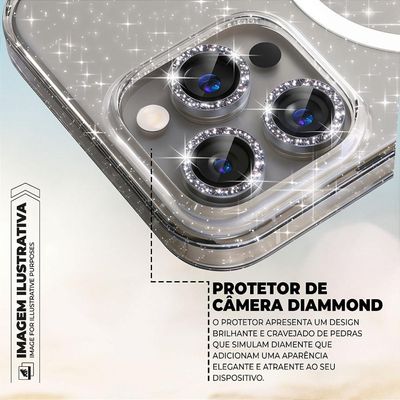 Capa para iPhone 13 - MagSafe Glitter - Gshield
