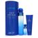 Kit Presente Masculino Perry Ellis 360 Very Blue 100 Ml Edt+7 Ml Mini Edt+90 Ml Gel De Banho