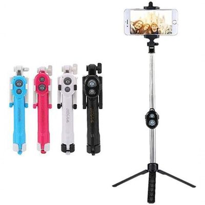 Bastão De Selfie Monopod Com Tripe Bluetooth S 03