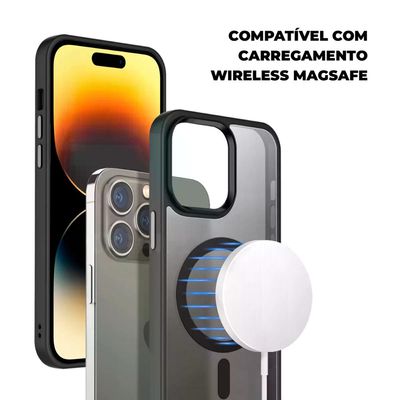 Capa MagSafe para iPhone 15 Plus - Transparente - Gshield