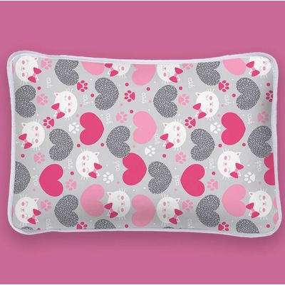 Fronha Avulsa Malha Vivaldi Kids 50cmx70cm Sul Brasil Kitty Girl