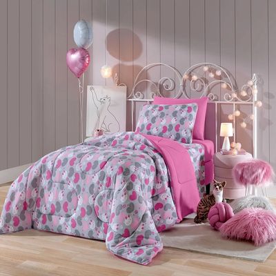Fronha Avulsa Malha Vivaldi Kids 50cmx70cm Sul Brasil Kitty Girl
